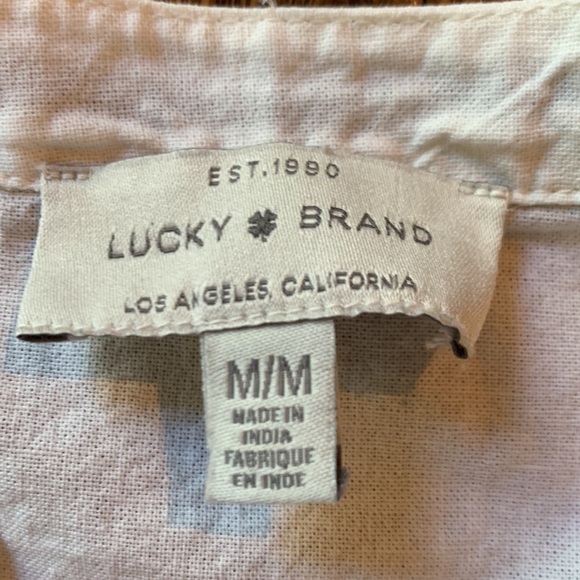 LUCKY Brand medium embroidered top - Picture 5 of 6